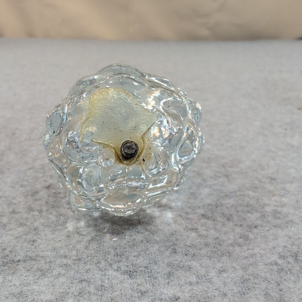 Vintage Clear Textured Art Glass Bubble Turtle Figurine Paperweight MCM - Picture 3 of 6